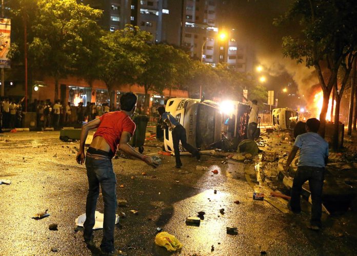 SINGAPORE-CRIME-RIOT-UNREST