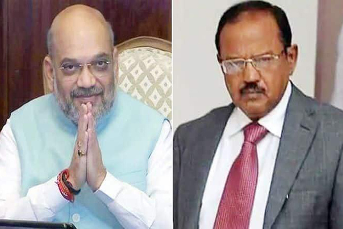 Shah meets NSA Doval, Intelligence Bureau chief over J&K situation